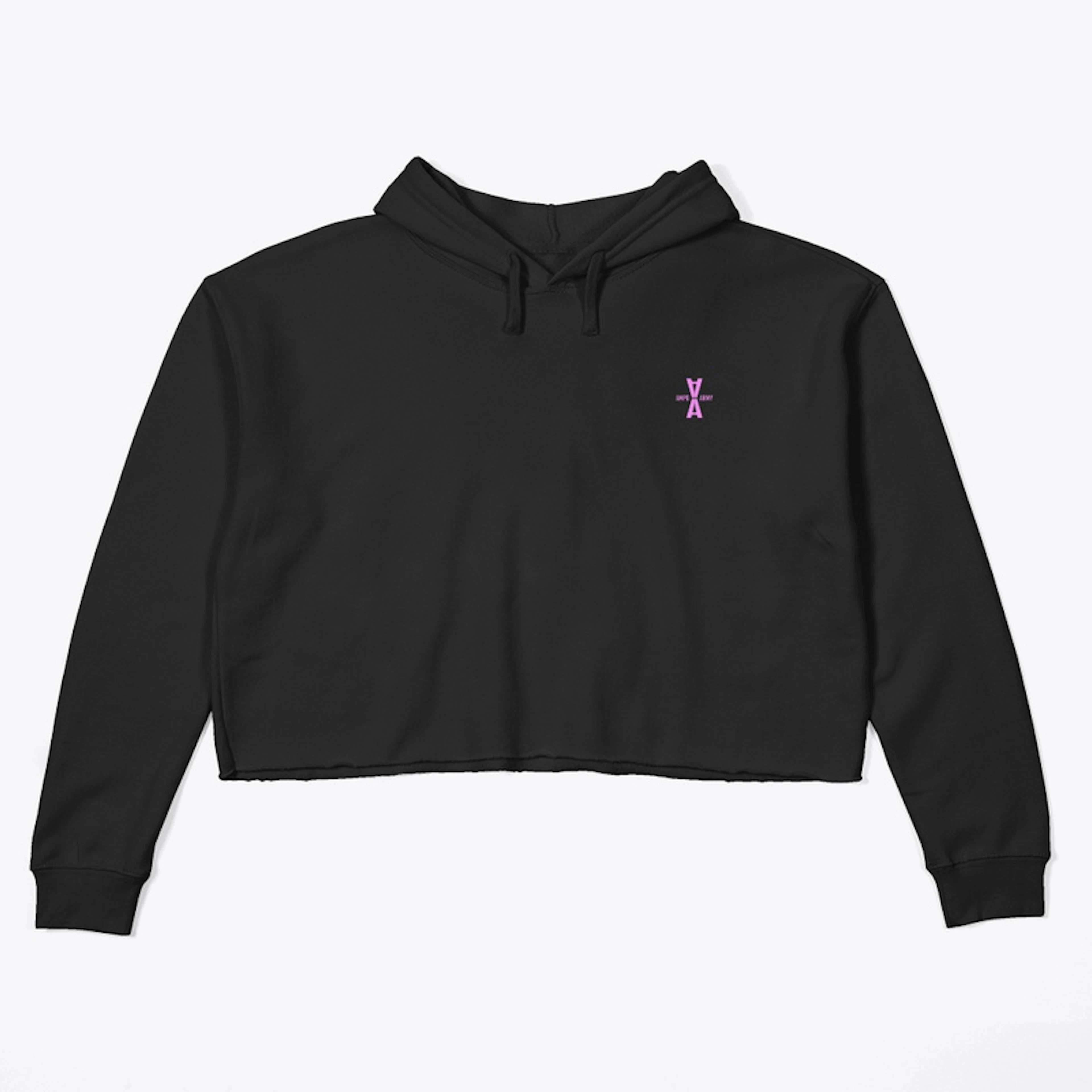 AMPD ARMY PREVAIL CROPPED HOODIE - PINK