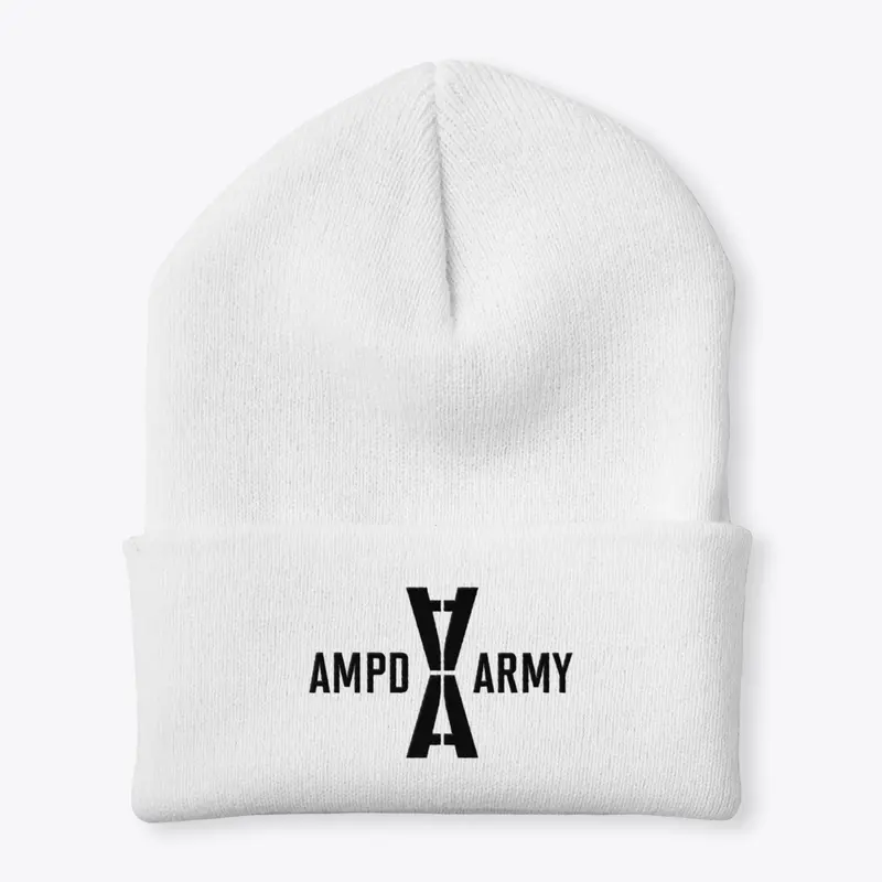 AMPD ARMY Beanie - White