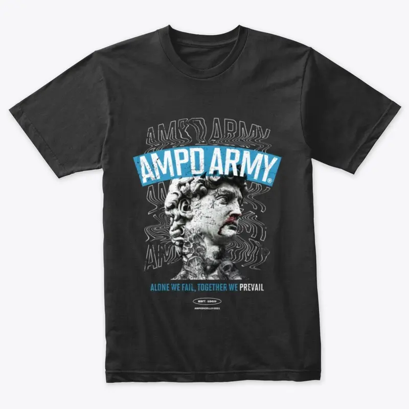 AMPD ARMY PREVAIL TRI-BLEND TEE