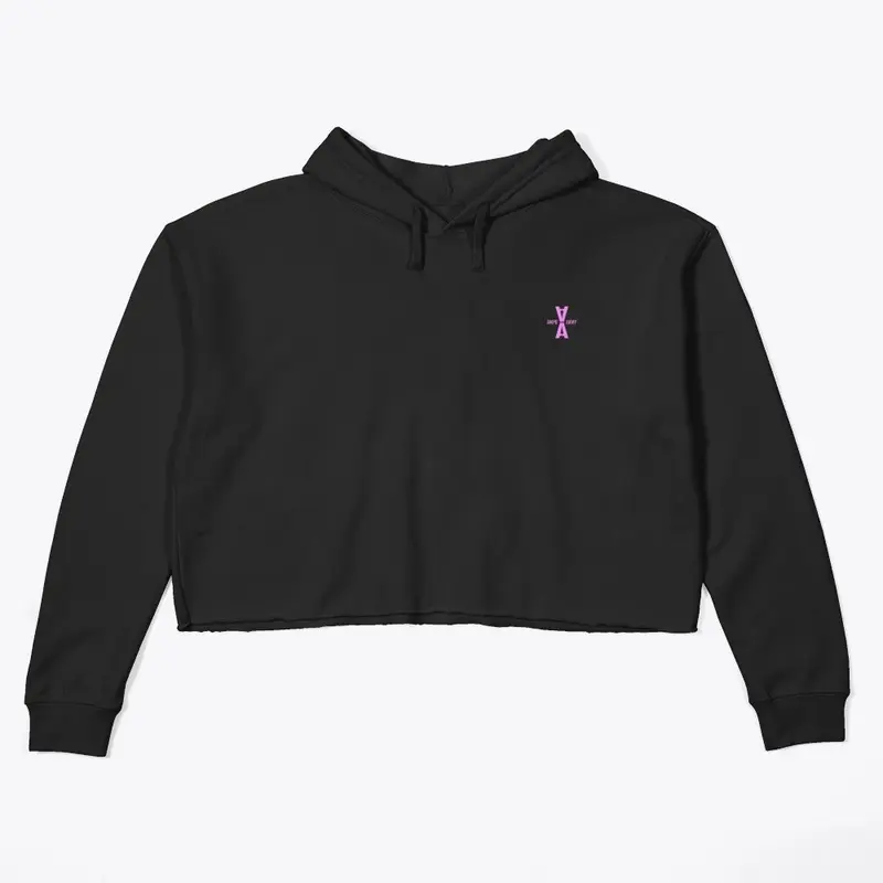 AMPD ARMY PREVAIL CROPPED HOODIE - PINK